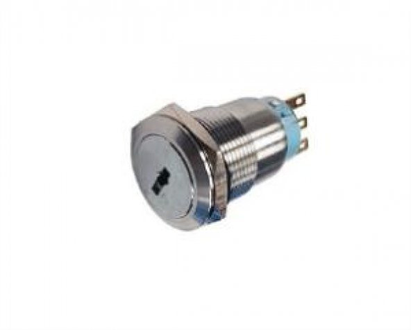 "D-95" 19 mm Metal Anahtarlı Switch 0-1 - 1