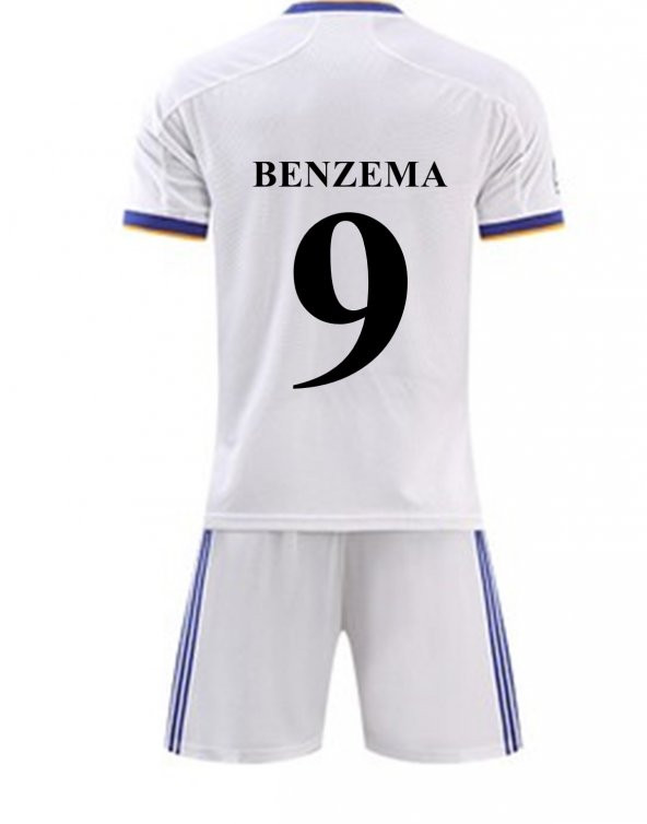 Benzema Real Madrid Forma Takımı Çorap+ Bileklik 4 Parça - 2