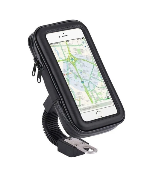 Bisiklet Motosiklet Scooter Atv Telefon Tutucu Fermuarlı Ayna - Resim 6