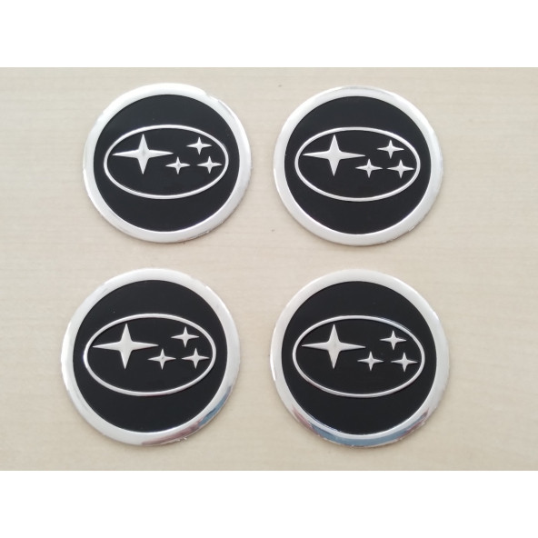 SUBARU JANT GÖBEK ARMASI Alüminyum 6cm (Subaru logo) SUBARU jant göbeği - SUBARU jant arması NO-2