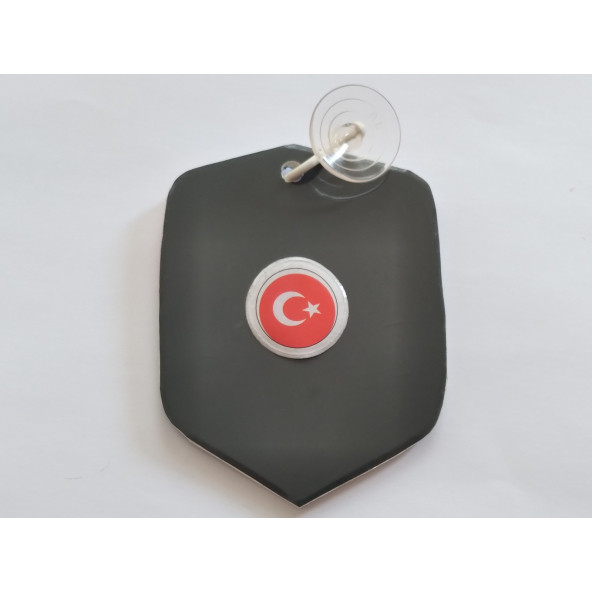 Dekor Levha AZERBAYCAN BAYRAĞI Vantuzlu (10X7,5CM) Azerbaycan Cam Süsü, Asma Süs - 2