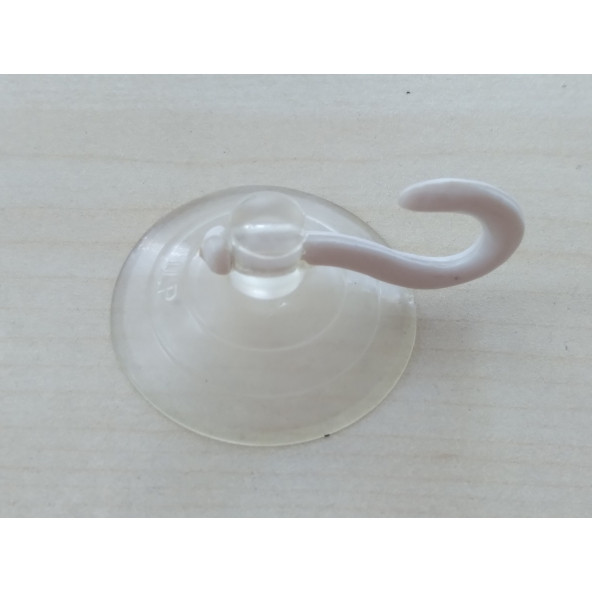 VANTUZ KANCALI ŞEFFAF 4CM (TANE FİYATI) ÖPÜCÜK - VAKUM ASKILI - Resim 2