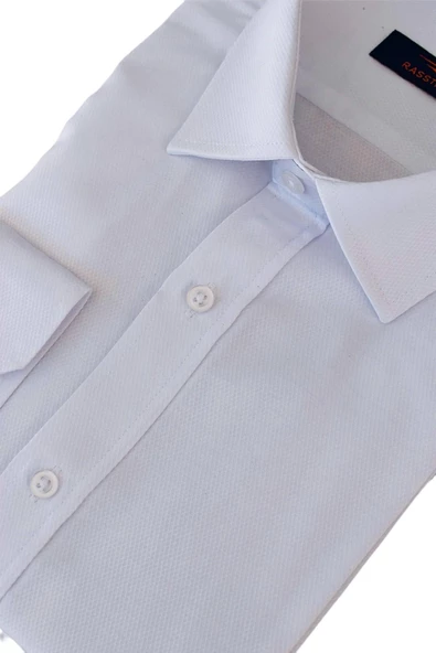 Erkek Uzun Kol Gömlek Silim Fit Armürlü BGL-ST01909 - Resim 10