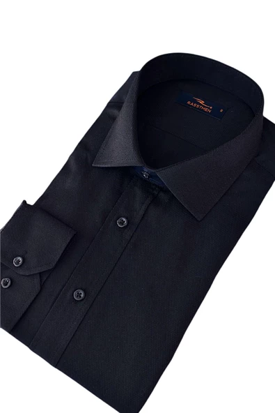 Erkek Uzun Kol Gömlek Silim Fit Armürlü BGL-ST01909 - Resim 11