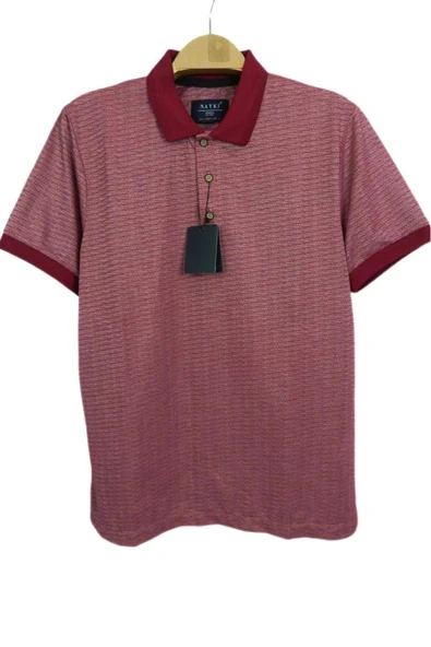 Erkek Polo Yaka Jakarlı T-sıhırt 2063 BGL-ST00533 - Resim 6