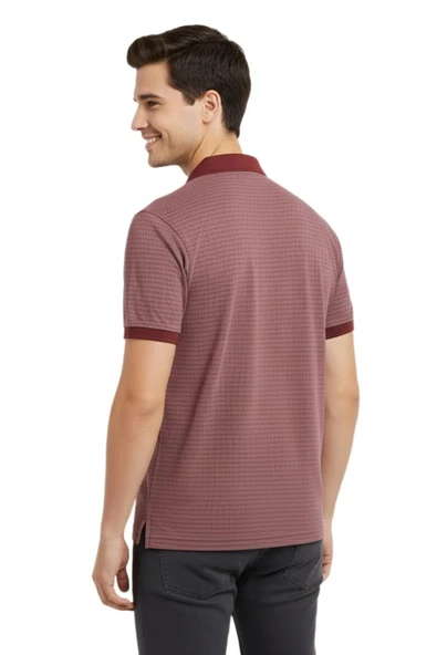 Erkek Polo Yaka Jakarlı T-sıhırt 2063 BGL-ST00533 - Resim 9
