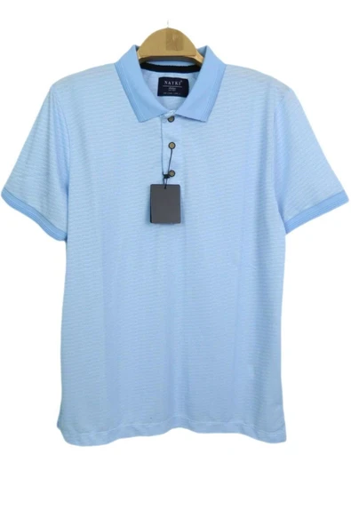 Erkek Polo Yaka Jakarlı T-sıhırt 2063 BGL-ST00533 - Resim 7