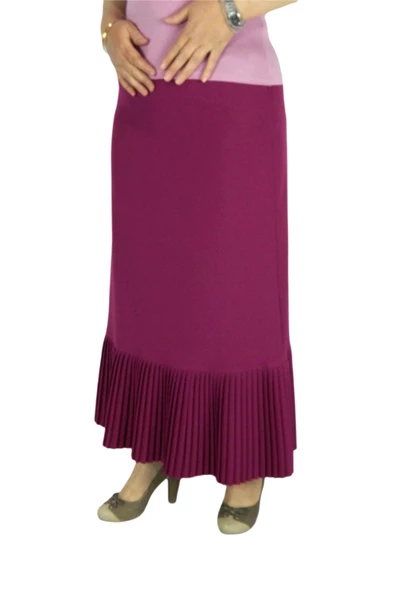 Kadın Fuşya Uzun Etek ASL1001 - Resim 8