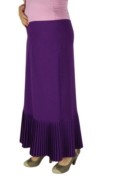 Kadın Fuşya Uzun Etek ASL1001 - Resim 9