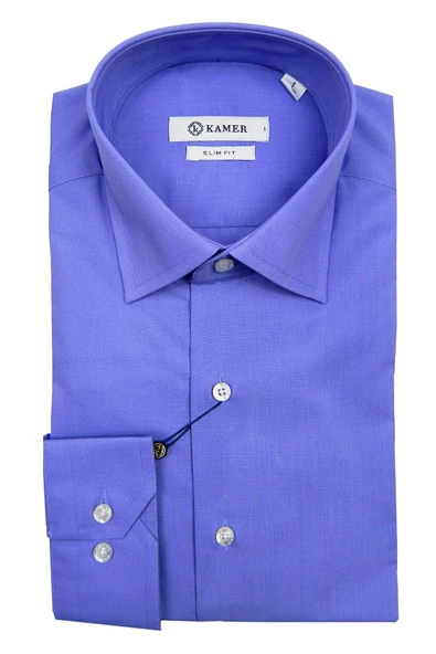 Erkek Slim Fit Gömlek 7004 007004 - Resim 4