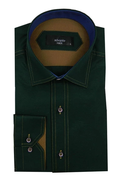 Erkek Slim Fit Gömlek Bgl-st00121 - Resim 5