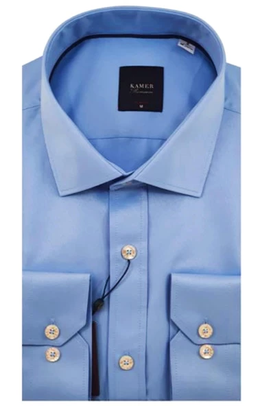 Erkek Slim Fit Gömlek 7004 007004 - Resim 3