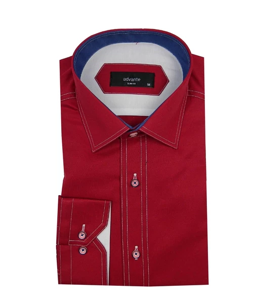 Erkek Slim Fit Gömlek Bgl-st00121 - Resim 4