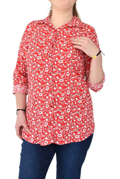 Kadın Gömlek Turuva Kol BGL-ST01139 - 2