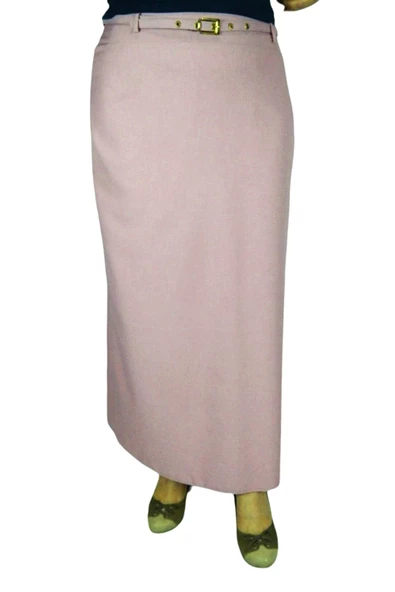 Kadın Kumaş Uzun Etek ZRV004 - Resim 2