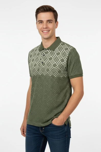 Erkek Polo Yaka Tişört BGL-ST00529 - Resim 5