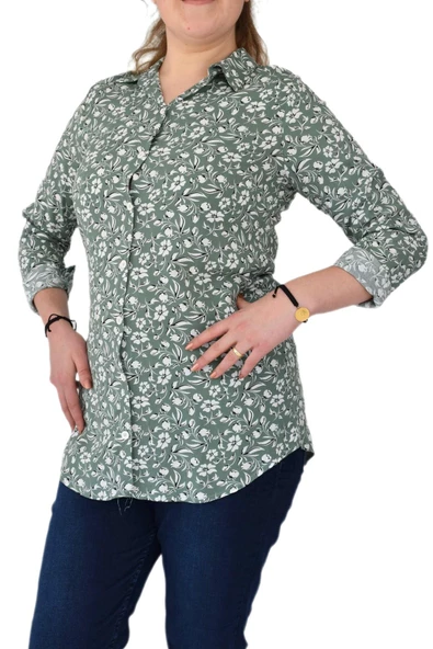 Kadın Gömlek Turuva Kol BGL-ST01139 - 11