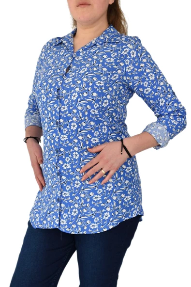 Kadın Gömlek Turuva Kol BGL-ST01139 - 5