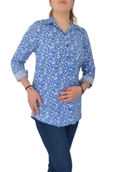 Kadın Gömlek Turuva Kol BGL-ST01139 - 9