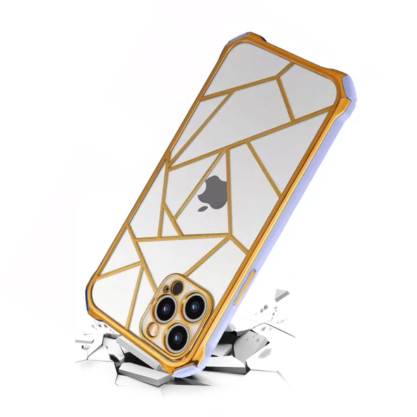 iPhone 13 Pro Kılıf Lazer Prizma Kamera Korumalı Kapak - 10