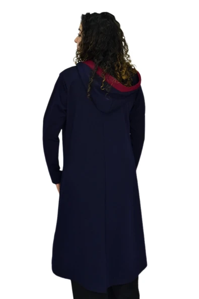 Kadın Kapşonlu Kap Kombinli N063 - Resim 10