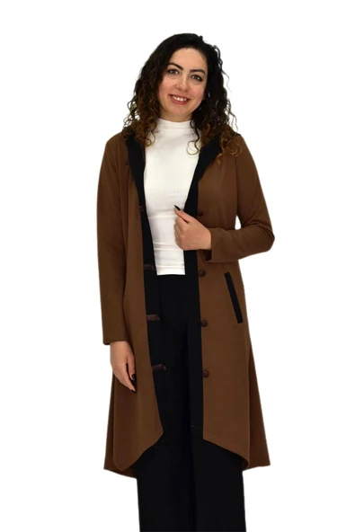 Kadın Kapşonlu Kap Kombinli N063 - Resim 2