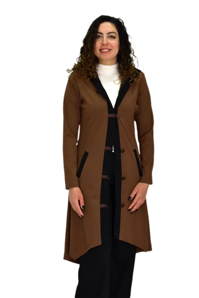 Kadın Kapşonlu Kap Kombinli N063 - Resim 7