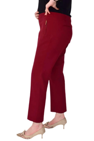 Kadın Büyük Beden Kumaş Pantolon BGL-L1300 - Resim 5