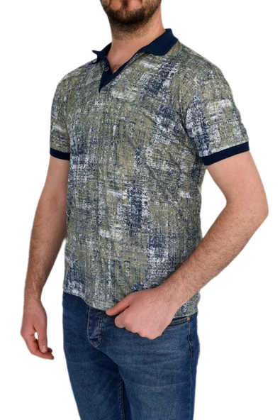 Erkek Polo Yaka Tişört 3515 - Resim 7