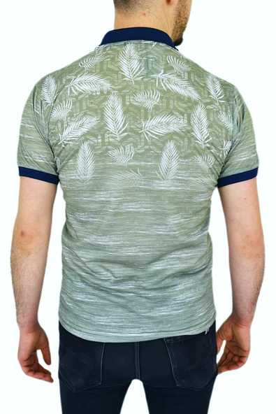 BİGAZZİ ERKEK BASKILI PİKE LYC TSHİRT 3227 - Resim 11