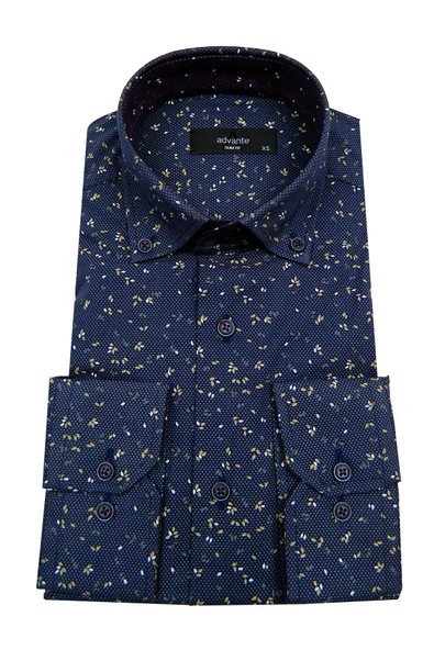 Erkek Gömlek Silim Fitt Puantiyeli BGL-ST000152 - Resim 3