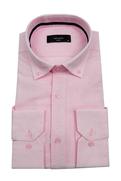 Erkek Slim Fit Keten Gömlek BGL-ST00164 - 2