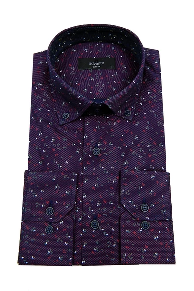 Erkek Gömlek Silim Fitt Puantiyeli BGL-ST000152 ürün görseli