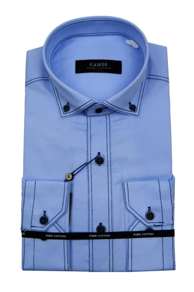 Erkek Slim Fit Gömlek 9258 009258 ürün görseli