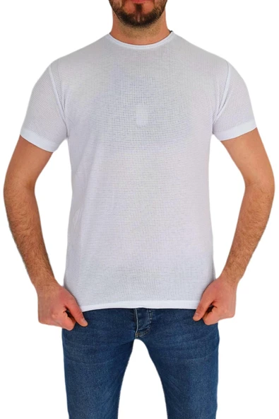 Erkek Sıfır Yaka Tişört T-869 BGL-ST01829 - 3