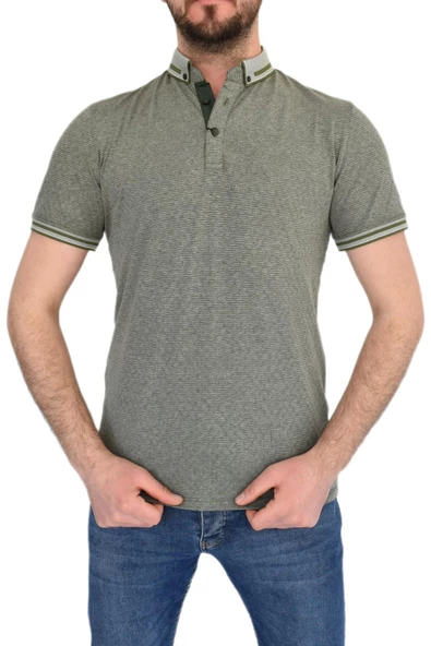 Erkek Polo Yaka Tişört T-785 BGL-ST01815 - Resim 5