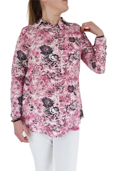 Kadın Çiçekli Tunik BGL-ST00651 - 9