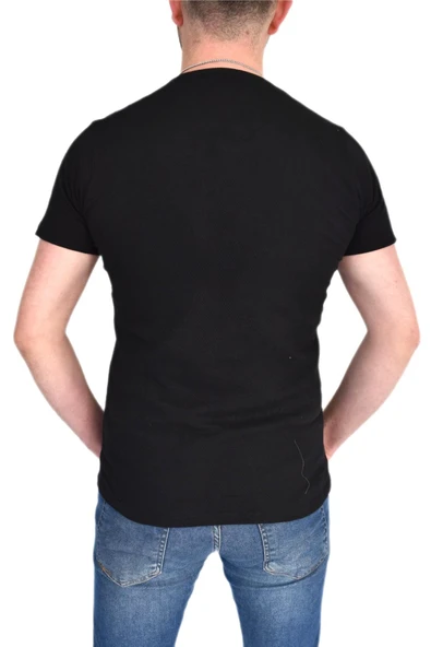 Erkek Sıfır Yaka Tişört T-523 BGL-ST01833 - Resim 12