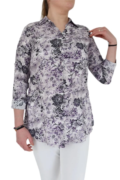 Kadın Çiçekli Tunik BGL-ST00651 - 6