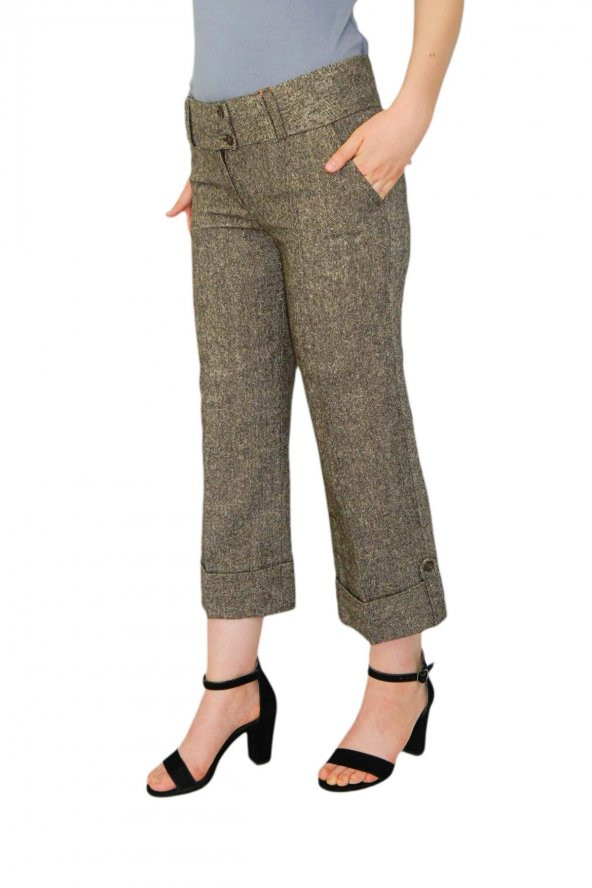 Kadın Kısa Pantolon Kumaş BGL-ST01531 - 5