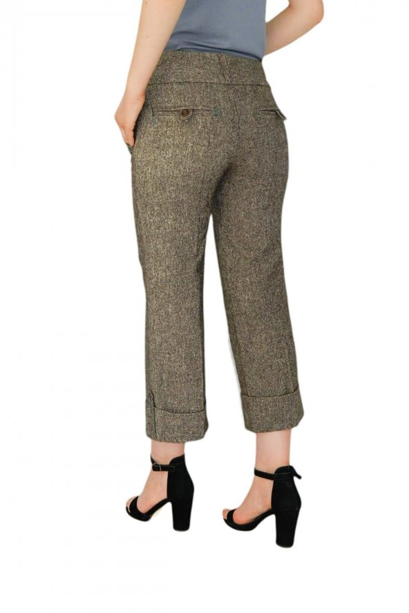 Kadın Kısa Pantolon Kumaş BGL-ST01531 - 7
