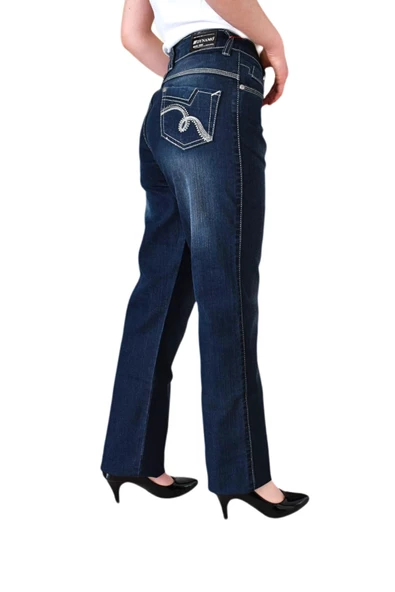 Kadın Jean Pantolon Yüksek Bel BGL-997 - Resim 3