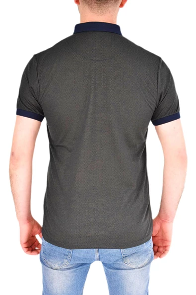 Erkek Gömlek Yaka Tişört Çizğili BGL-ST01944 - Resim 10