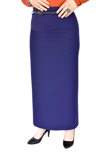 Kadın Uzun Etek Kapalı Yırtmaç-2019 BGL-ST01144 - Resim 10