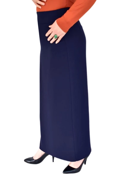 Kadın Uzun Etek Kapalı Yırtmaç-2019 BGL-ST01144 - Resim 11