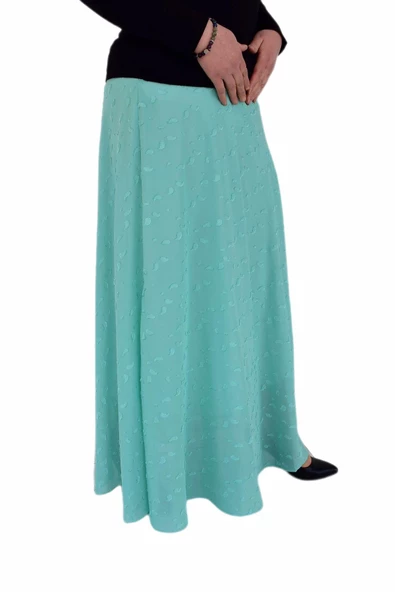 Kadın Uzun Etek Şifon MNLS86998 - Resim 11