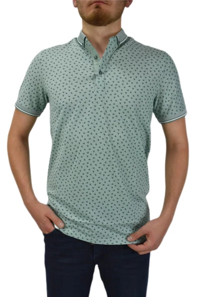 Erkek Polo Yaka Tişört T-807 BGL-ST01820 - 6