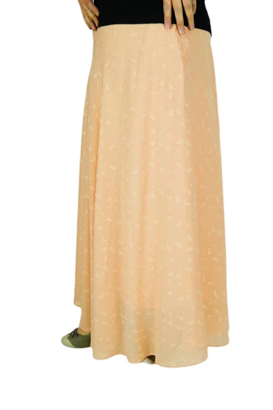 Kadın Uzun Etek Şifon MNLS86998 - Resim 5