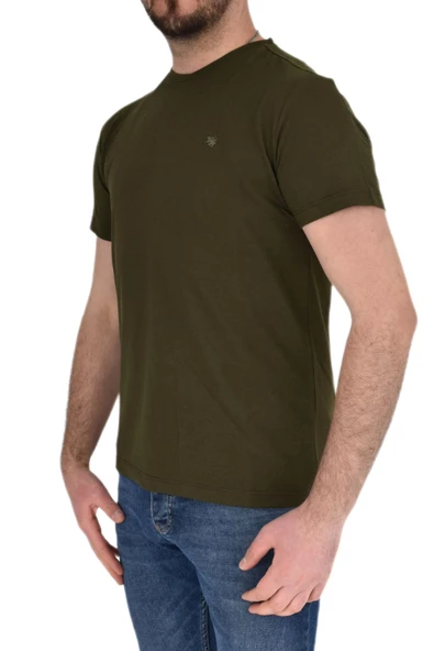 Erkek Büyük Beden Sıfır Yaka Tişört Ottoman BGL-ST01891 - Resim 2