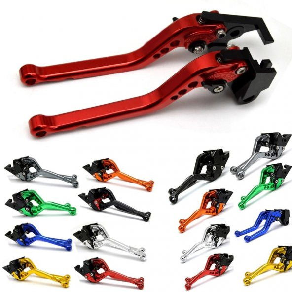 YAMAHA R-25 AYARLANABİLİR FREN MANET TK 6157 KIRMIZI - Resim 2